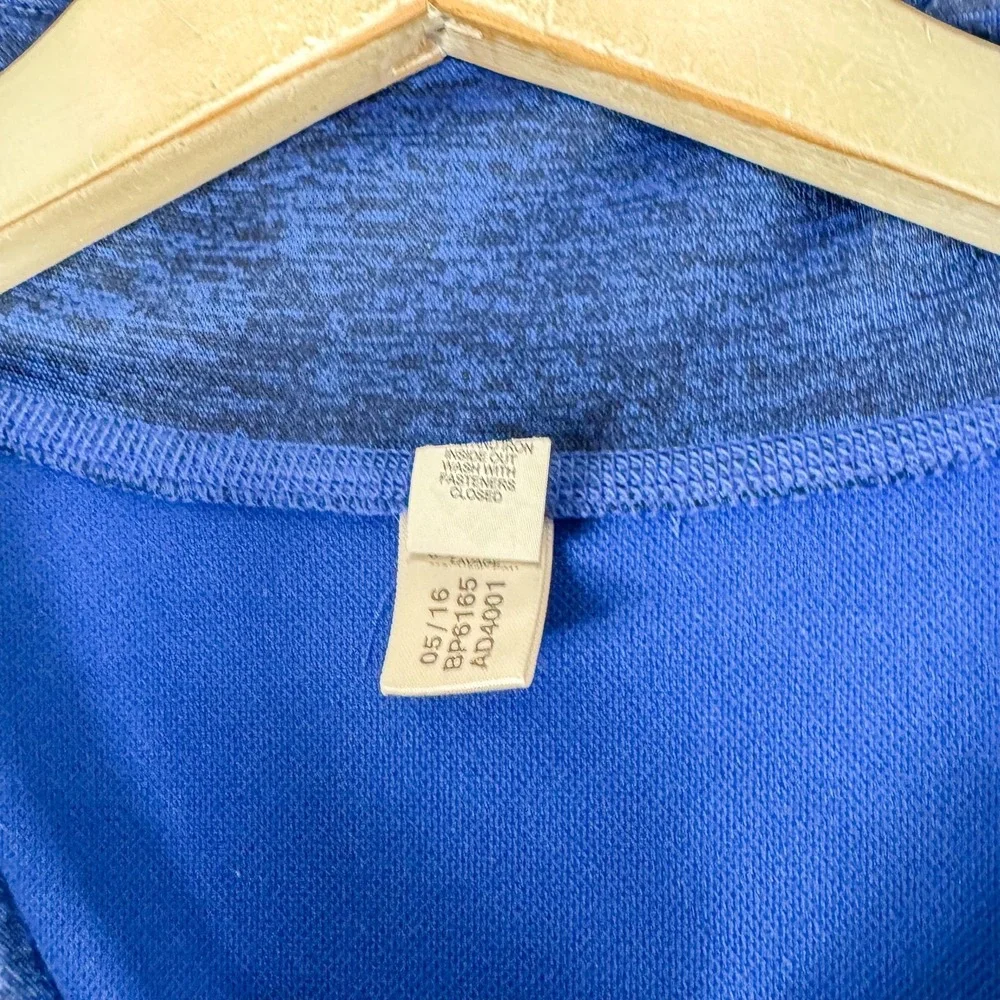 Adidas‎ Pullover Mens Extra Large Blue Climalite Quarter Zip Athletic Training